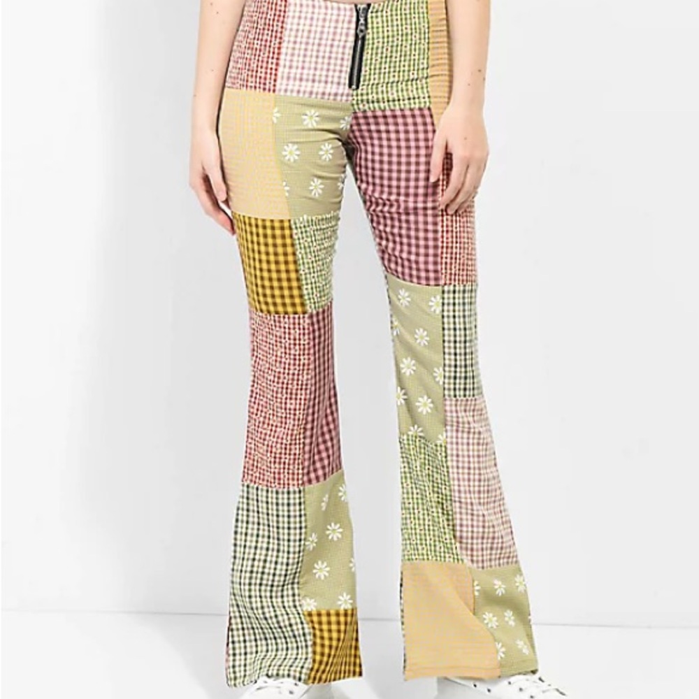 The Ragged Priest Multicolor Patchwork Pants - Picture 9 of 9